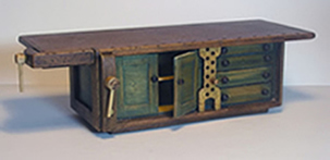 Miniature New Shaker Workbench circa 1850-1930