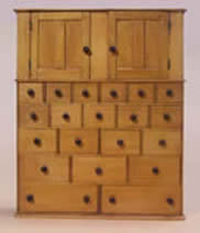 #77 Miniature Shaker Cabinet of Case of Drawers