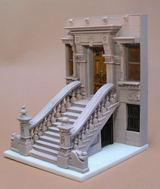 The New York Brownstone Miniature Free standing sculpture