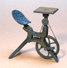 Antique Miniature Bicycle Router - Miniature Antique Pedal Tools