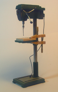 Miniature Modern Wood Shop Tools - Miniature Drill Press