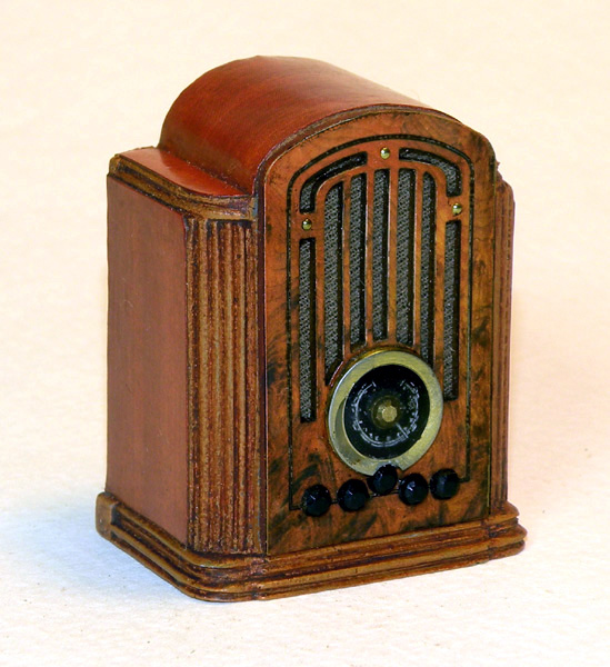 Miniature Antique Radio Reproductions - Miniatures by Shaker Works West