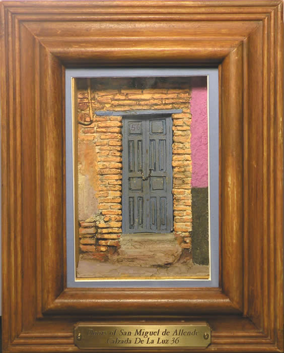Framed Miniature Doors of San Miguel de Allende